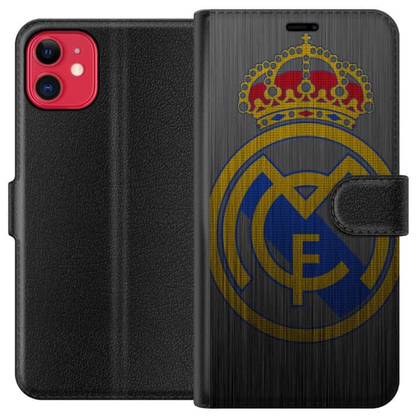 Kompatibel Tegnebogsetui til Apple iPhone 11 Real Madrid CF