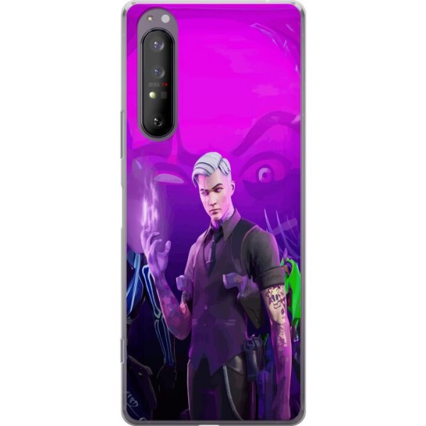 Sony Xperia 1 II Läpinäkyvä kuori Fortnite - Midas