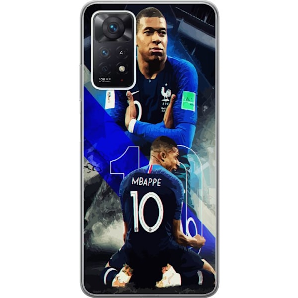 Xiaomi Redmi Note 11 Pro Läpinäkyvä kuori Kylian Mbappé