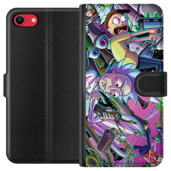 Apple iPhone 7 Lompakkokotelo Rick ja Morty