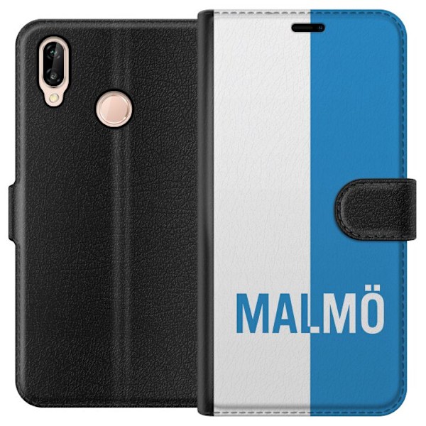 Huawei P20 lite Lompakkokotelo Malmö – jalkapallo