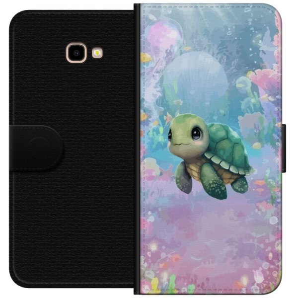 Samsung Galaxy J4+ Plånboksfodral Sköldpadda