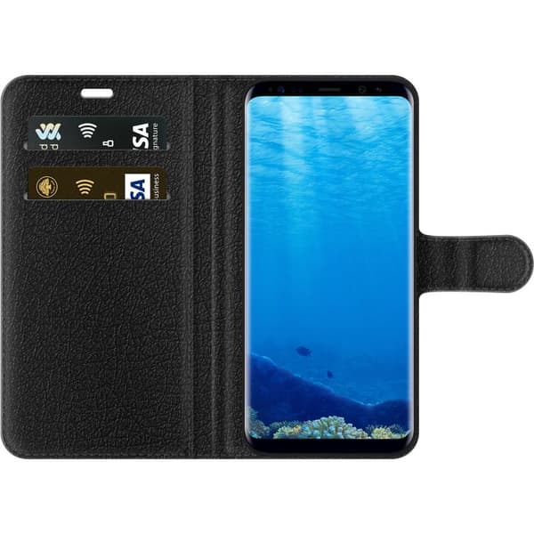 Kompatibel Tegnebogsetui til Samsung Galaxy S8 BTS lilla