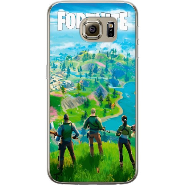 Samsung Galaxy S6 Läpinäkyvä kuori Fortnite