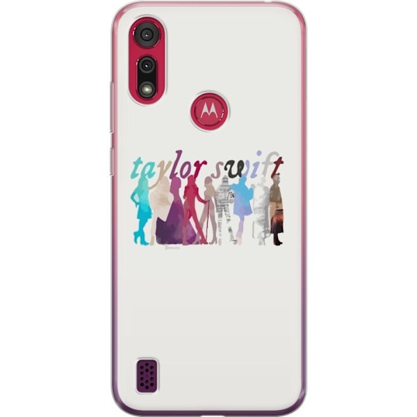 Motorola Moto E6s (2020) Gennemsigtig cover Taylor Swift