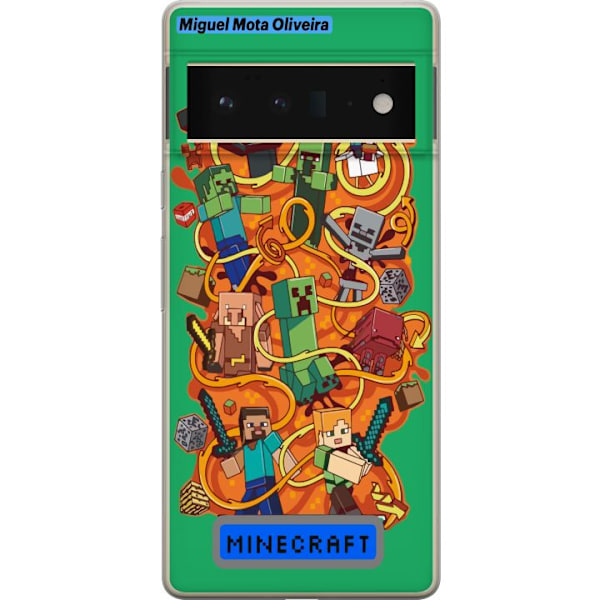 Google Pixel 6 Pro Gennemsigtig cover Minecraft