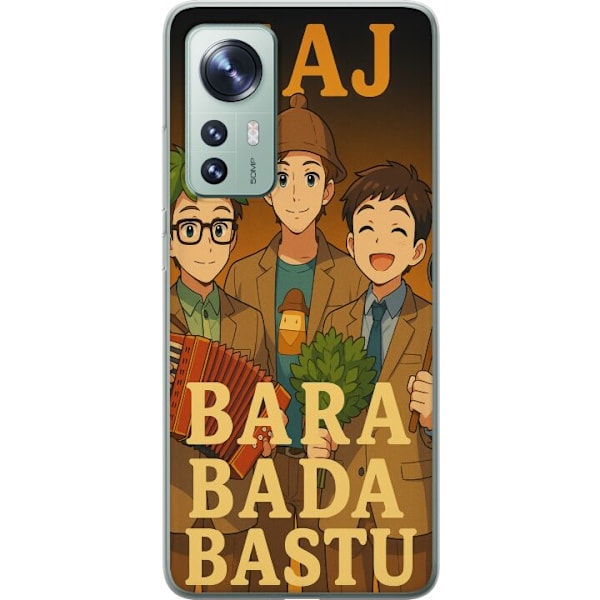 Xiaomi 12 Gennemsigtig cover KAJ Bara kun bader i saunaen