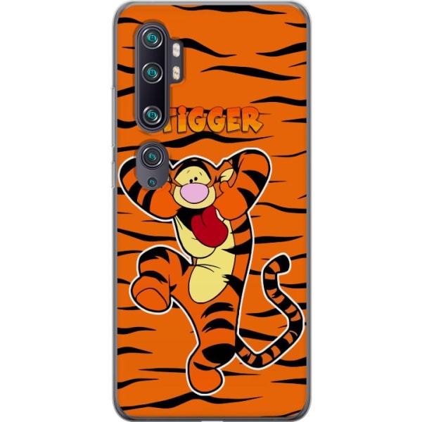 Xiaomi Mi Note 10 Gennemsigtig cover Tiger