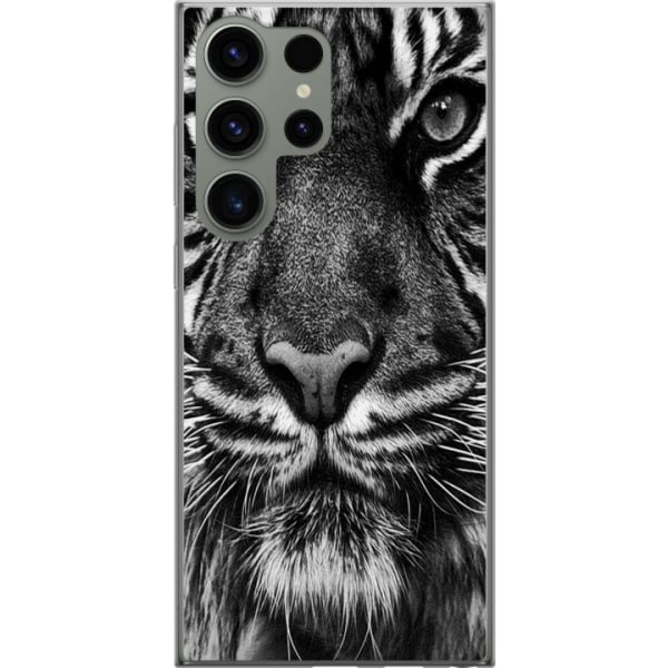 Samsung Galaxy S23 Ultra Gjennomsiktig deksel Tiger
