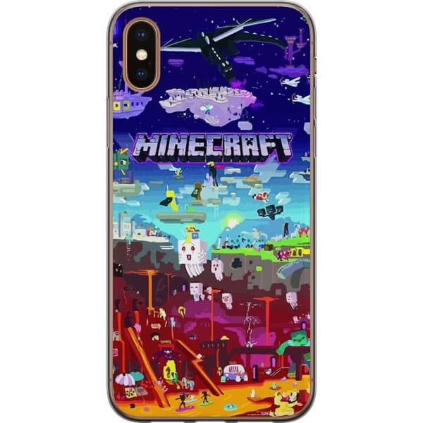 Kompatibel Mobilcover til Apple iPhone X MineCraft