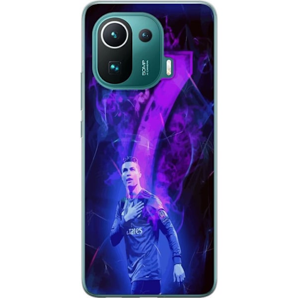 Xiaomi Mi 11 Pro Läpinäkyvä kuori Ronaldo 7 - Jalkapalloleg