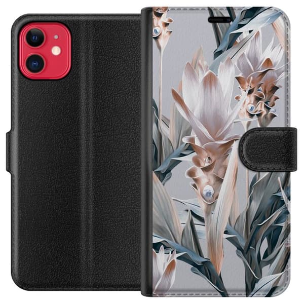 Kompatibel Tegnebogsetui til Apple iPhone 11 Blomst