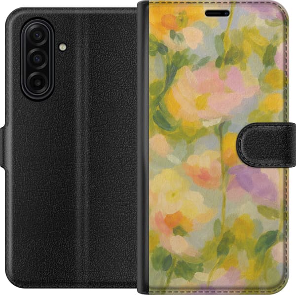 Kompatibel Tegnebogsetui til Samsung Galaxy A17 5G Bløde sommerblomster i drømmende pastelharmoni