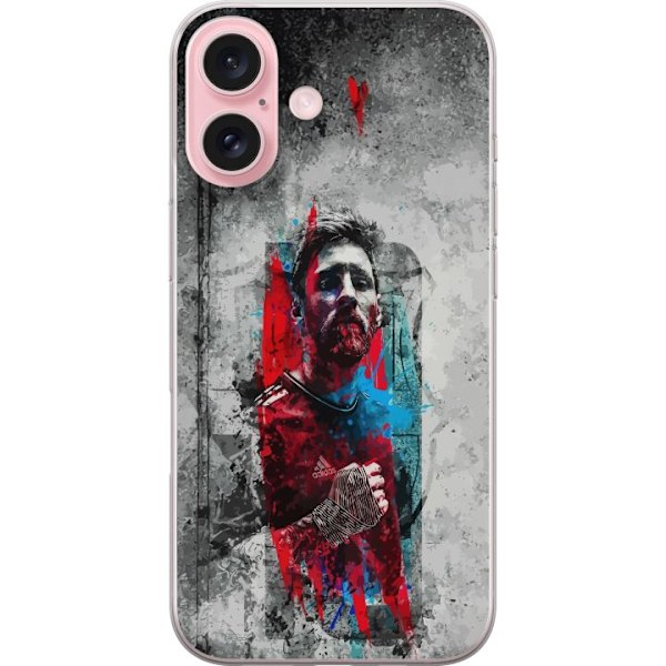 Apple iPhone 16 Gennemsigtig cover Messi