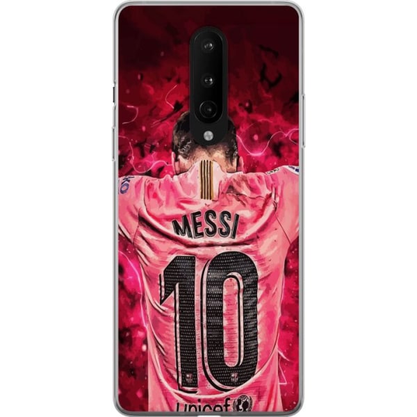 OnePlus 8 Läpinäkyvä kuori Messi