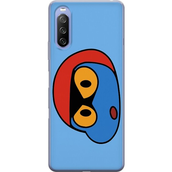 Sony Xperia 10 III Gjennomsiktig deksel Bold Bot Head