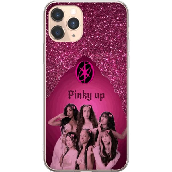 Kompatibelt Mobilskal till Apple iPhone 11 Pro KATSEYE Pinky Up rosa