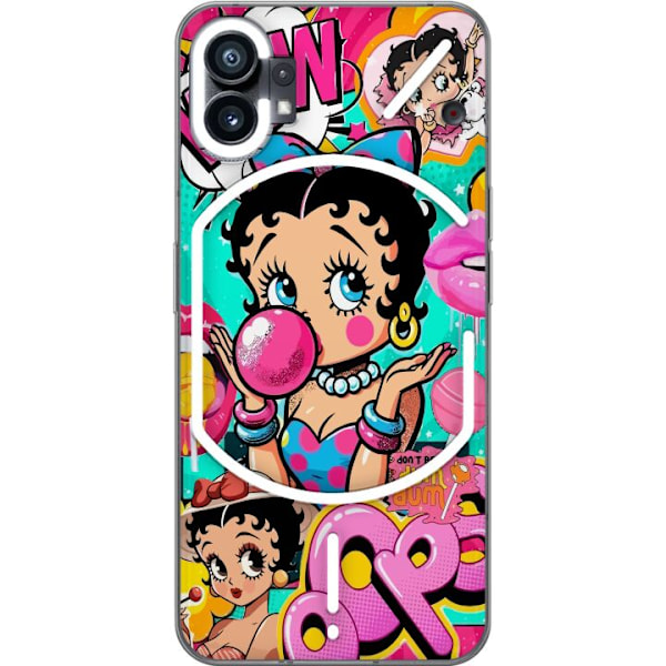 Nothing Phone (1) Genomskinligt Skal Betty Boop