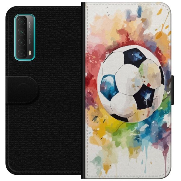 Huawei P smart 2021 Lommeboketui Fotball