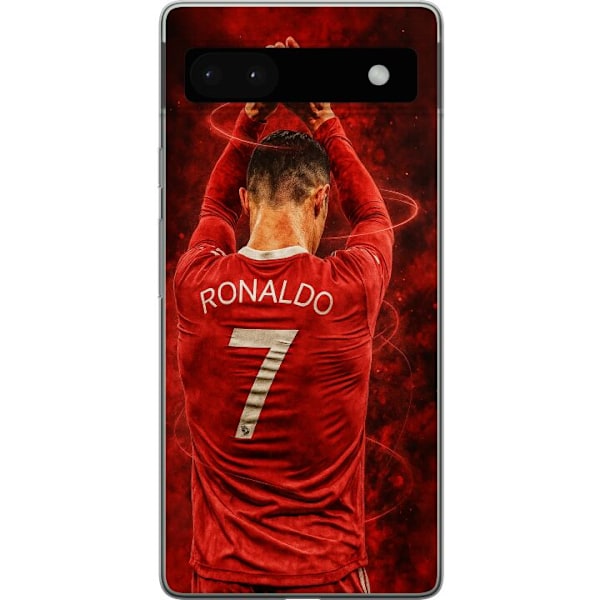 Google Pixel 6a Läpinäkyvä kuori Ronaldo