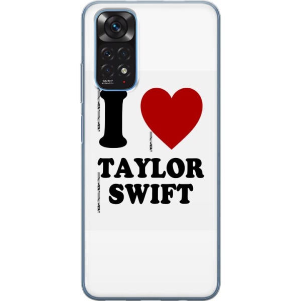 Xiaomi Redmi Note 11S Genomskinligt Skal Taylor Swift
