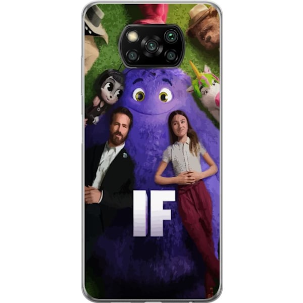 Xiaomi Poco X3 NFC Läpinäkyvä kuori IF: Låtsaskompisar