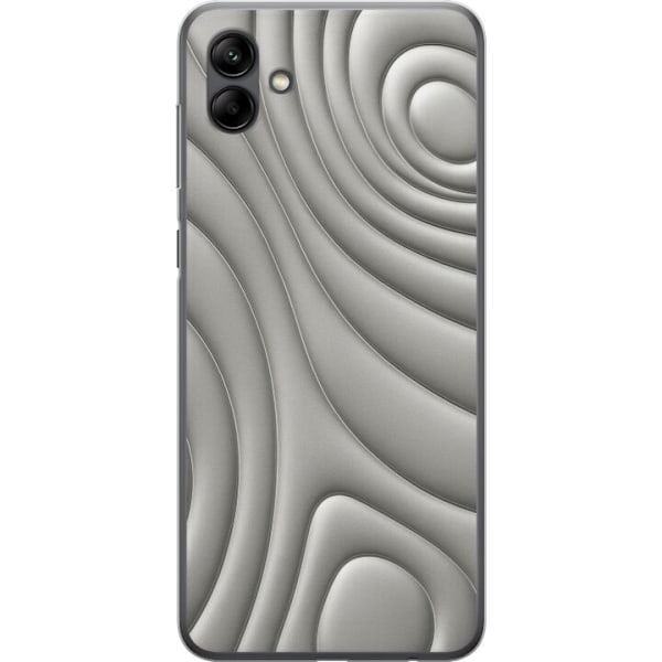 Samsung Galaxy A05 Läpinäkyvä kuori Hopea-aallot