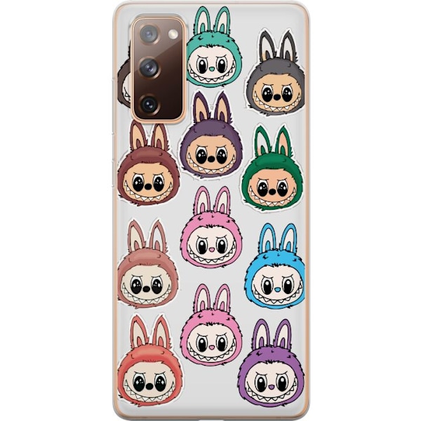 Samsung Galaxy S20 FE Gennemsigtig cover Labubu Macaron Monste