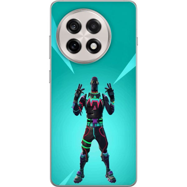 OnePlus 13R Läpinäkyvä kuori musta ritari fortnite