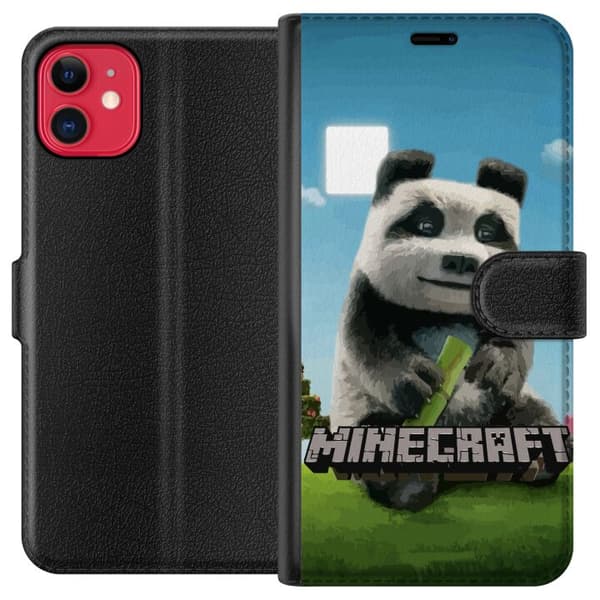 Kompatibel Tegnebogsetui til Apple iPhone 11 A Minecraft Movie