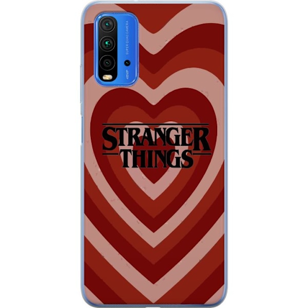 Xiaomi Redmi Note 9 4G Genomskinligt Skal Stranger Things