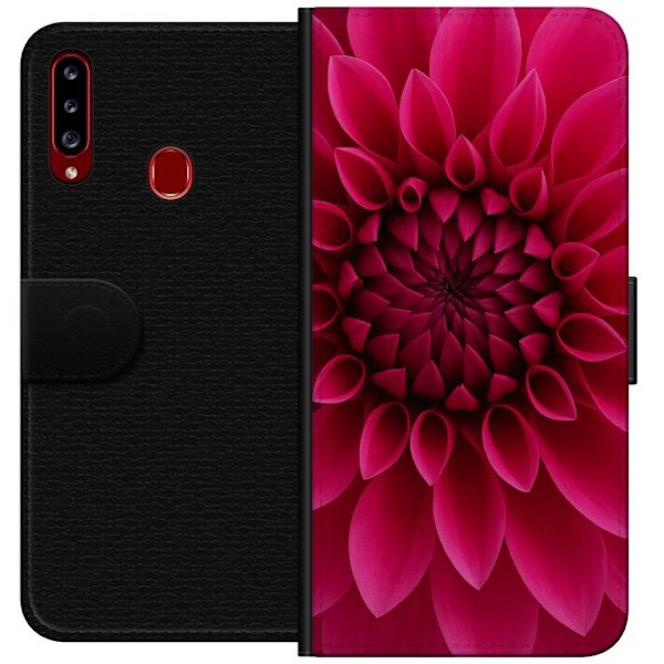Samsung Galaxy A20s Lompakkokotelo Rosecore