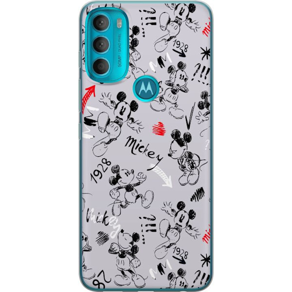 Motorola Moto G71 5G Läpinäkyvä kuori Disney kuviointi