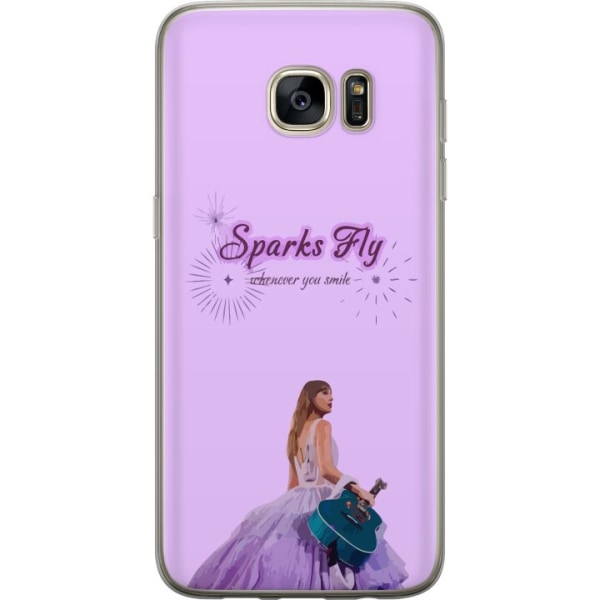 Samsung Galaxy S7 edge Läpinäkyvä kuori Taylor Swift - Spar