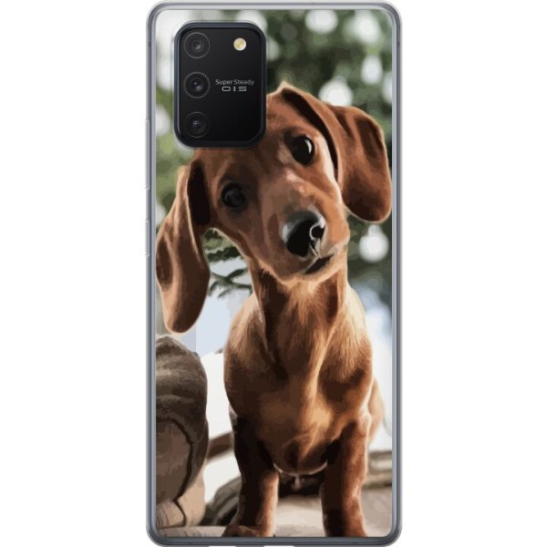 Samsung Galaxy S10 Lite Gennemsigtig cover Ung Hund