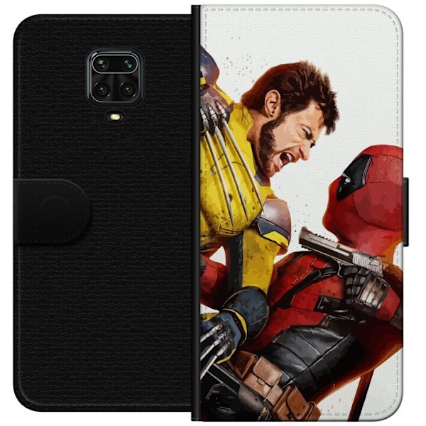 Xiaomi Redmi Note 9S Tegnebogsetui Deadpool & Wolverine