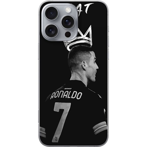 Apple iPhone 16 Pro Max Gennemsigtig cover Cristiano Ronaldo