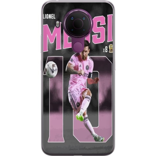 Nokia 5.4 Läpinäkyvä kuori Lionel Messi