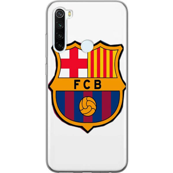 Xiaomi Redmi Note 8 Läpinäkyvä kuori FC Barcelona Emblem Jalkapallo Katalonia Sininen Punainen Seuran Logo Ylpeys La Liga Fanit Ikoninen Kuva