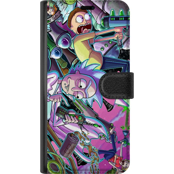 Samsung Galaxy A13 Lompakkokotelo Rick ja Morty