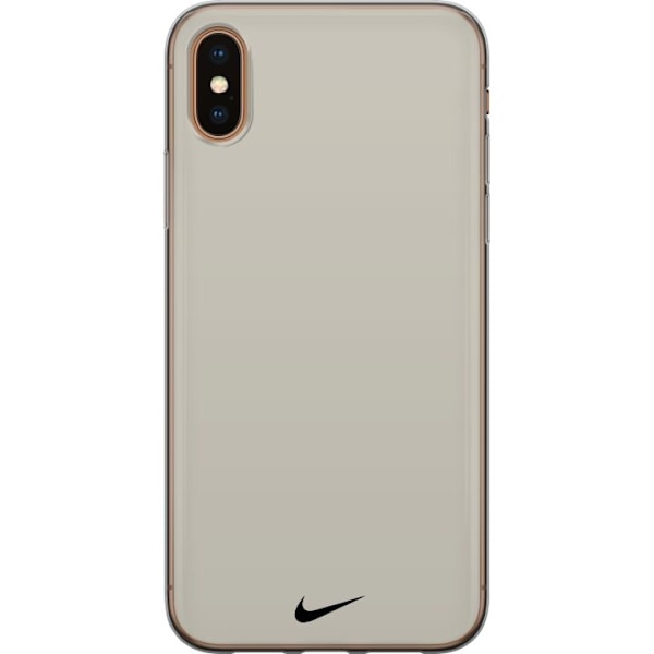 Apple iPhone XS Max Genomskinligt Skal Nike