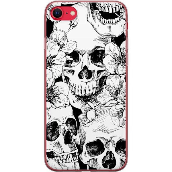Apple iPhone 8 Läpinäkyvä kuori luu