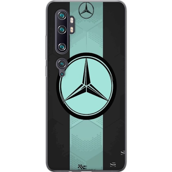 Xiaomi Mi Note 10 Pro Läpinäkyvä kuori Mercedes