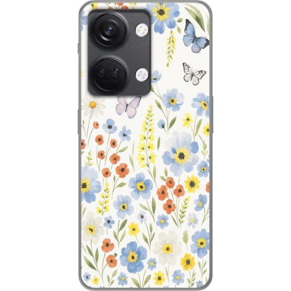 OnePlus Nord 3 Genomskinligt Skal Sommarblommor