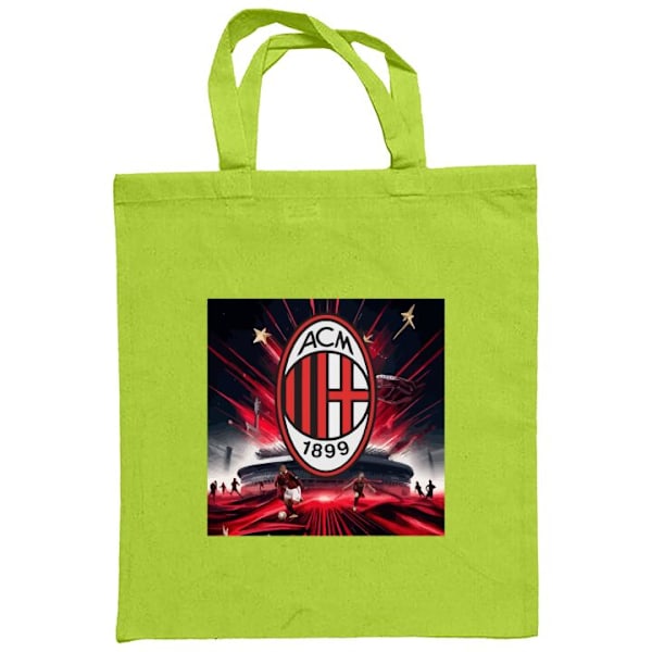 Tøyveske | Holdbar Handleveske i Tøy AC Milan Lysegrønn one size