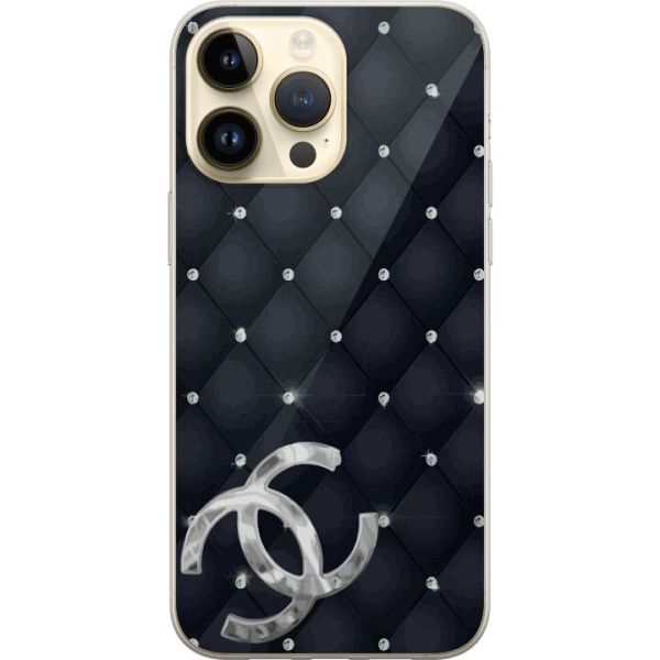 Apple iPhone 15 Pro Max Läpinäkyvä kuori CC Diamantit