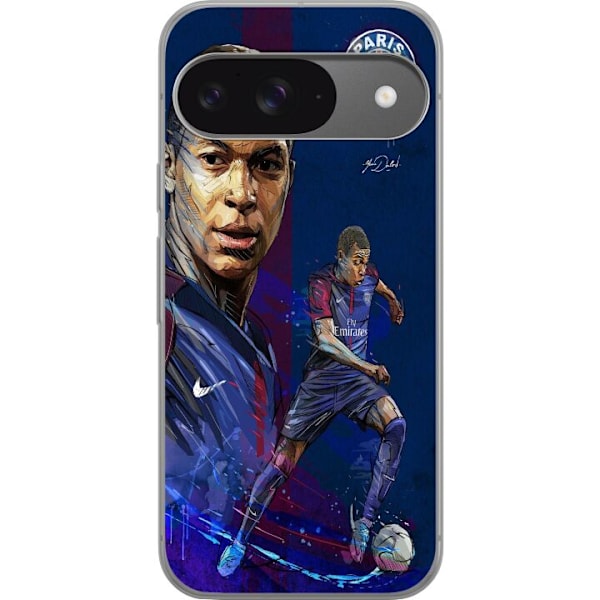 Google Pixel 9 Läpinäkyvä kuori Mbappe