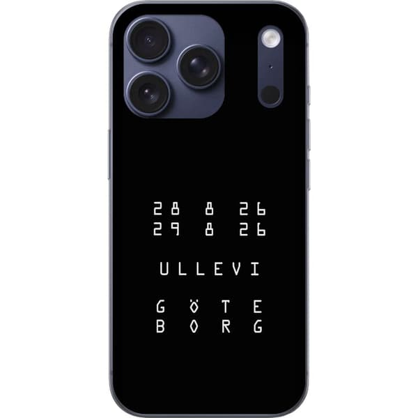 Kompatibelt Mobildeksel til Apple iPhone 18 Pro Ullevi Göteborg 2026 hvit