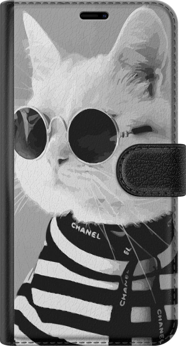 Kompatibel Tegnebogsetui til Samsung Galaxy S22 5G Fancy Kat