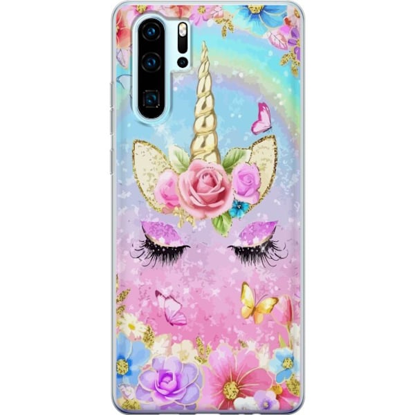 Huawei P30 Pro Läpinäkyvä kuori Yksisarvinen